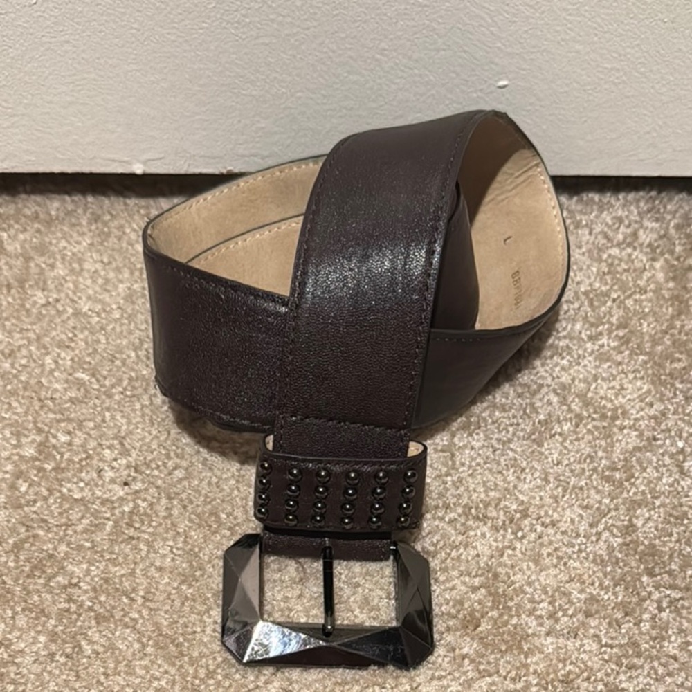 Men's Brown Leather Belt